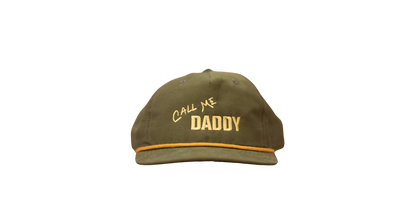 GREEN/GOLD "CALL ME DADDY" Rope Hat