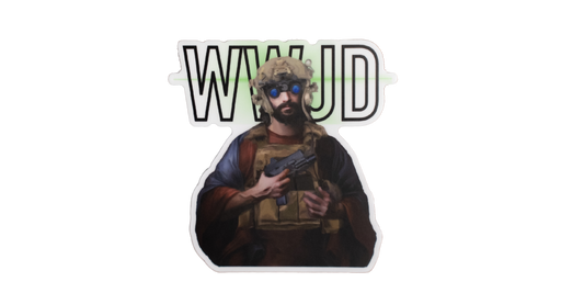 WWJD? Slap Sticker.